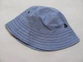 více - 1212 Lehký klobouček sv.modrý s lodičkou  TU  0-3m