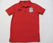 více - 1404 Fotbalové tričko s límečkem červené   10-11 let  v. 146