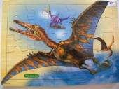 více - Dřevěné puzzle dinosauři  29 x 21cm   25dílků