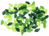 více - Plastové lístečky mix barev  5 x 10mm   10g /cca 130-140ks/