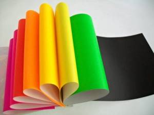 zvětšit obrázek - Barevné papíry  neonové  A5  9 barev / listů/