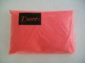 více - Jemný dekorační písek 0,1mm  neonově lososový  500g