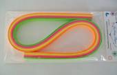 více - Proužky na quilling neon   10 mm, 100 ks