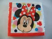 více - Ubrousky  2vrstvé -  Minnie    20ks