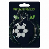 více - Reflexní přívěsek - fotbalový míč
