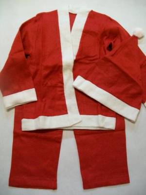 zvětšit obrázek - Jednoduchý kostým fleece Santa   cca 4-5 let