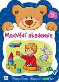 více - Mědvědí akademie č.2 - sešit s nálepkami pro tříleté děti