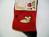 více - Chlapecké ponožky červené Angry Birds  v.20-23