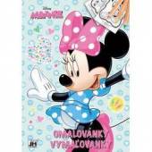 více - Minnie - velké omalovánky s jednoduchými úkoly