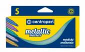 více - Silnější metalické popisovače  CENTROPEN  5ks