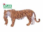 více - Tygr s mládětem   13cm  - sběratelský model