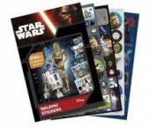 více - Samolepkový sešit s aktivitami  Star Wars  200ks samolepek