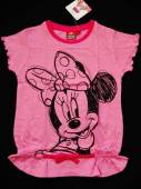 více - Bavl. tričko růžové s Minnie  7-8 let  v.122/128