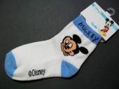 více - Ponožky sv.modro-bílé obr. Mickey  v.17/19