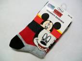 více - Ponožky pruhované obr.Mickey   v.23/26