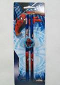 více - 2 tužky s gumou  Spiderman