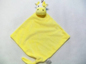 více - 1406 Nový velký sametový usínáček žlutý žirafka  