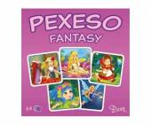 více - Velké pexeso v krabičce Fantasy    6,2 x 6,2cm  64 kartiček