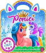 více - Poníci - omalovánka s nálepkami