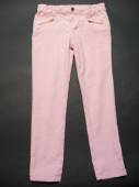 více - 2412 Elast.kalhoty z jemného manžestru sv.růžové se třpytkami  DENIM  7-8 let  v.122/128