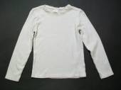 více - 1009 Dívčí spodní tričko dl.rukáv bílé, dírkovaný vzor  NEXT  4-5 let  v.104/110