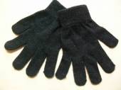 více - 0601 Prstové rukavice tm.modré s třpytivou nitkou   PRIMARK  cca 7-8 let  