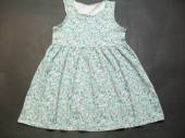 více - 2802 Bavl. tílkové šaty zeleně květované   GEORGE   2-3 roky  v.92/98