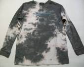 více - 1212 Nenošené tričko dl.rukáv šedo-krémově batikované   GEORGE  11-12 let  v.146/152