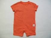 více - 3105 Letní body oranžové žíhané  M+S  3-6m