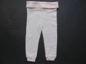 více - Bavl. kalhotky sv.růžovo-bílý proužek  9-12m  