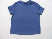 více - Nenošené tričko modré žíhané  9-12m