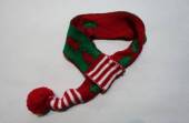 více - 2412  Mini pletená šálka červeno-zelená   