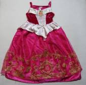 více - 2711 Princeznovské šaty růžové-bílé  /ustřižené rukávky/   3-4 roky  v.98/104