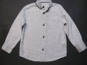 více - 1402 Košile dl.rukáv bílá s drobným černým vzorem  NEXT  4 roky  v.104