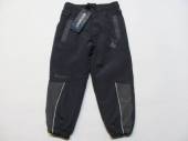 více - Šusťákové kalhoty s podšívkou fleece tm.šedé  18-24m   v.86
