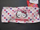 více - Bavl. elast. čelenka Hello Kitty bílá s puntíky   obvod 54cm