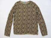 více - 1212 Žebrované tričko dl.rukáv béžové s leopardím vzorem  NEXT  5-6 let  v.110/116