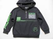 více - 2102 Jako nová mikina s kapucí černá s potiskem X Box, krátký zip   PRIMARK   5-6 let   v.116