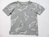 více - 1203 Tričko sv.khaki s dinosaury  GEORGE   18-24m  