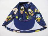 více - 0305 Plavková kšiltovka se zátylkem tm.modrá s postavičkami Disney   6-12m