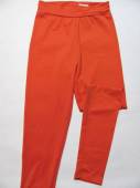 více - 0605 Nenošené sportovní legíny oranžové  v.36