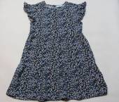 více - 1305 Viskózová tunika tm.modrá drobně květovaná  PRIMARK   9-10 let   v.134/140
