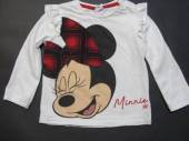 více - 1305 Tričko dl.rukáv smetanové s Minnie  DISNEY  9-12m