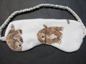 více - 0506 Jako nová maska na oči s pejskem   š.20cm
