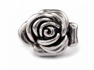 zvětšit obrázek - Dámský/dívčí kovový prsten  růže