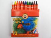 více - Trojhranné voskovky tenké 12 ks  zn. Koh-i-noor      8,2mm