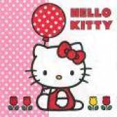 více - Ubrousky 2 vrstvé   Hello Kitty    33 x 33cm        20ks