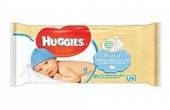 více - Dětské vlhčené ubrousky Huggies Pure   56ks