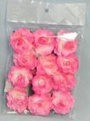 více - Papírové růže na drátku růžové   12ks