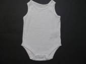 více - Tílkové body bílé  3-6m